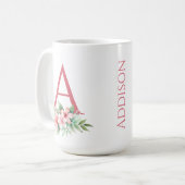 Vorname und Monogramm der Farbpalette Kaffeetasse (Vorderseite Links)