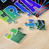 Vorname "VALERIA", Spaß "GLÜCKLICHER GEBURTSTAG" Puzzle (Seite)