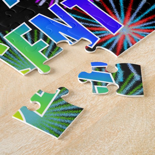 Vorname "VINCENT", Fun "HAPPY BIRTHDAY" Puzzle (Seite)