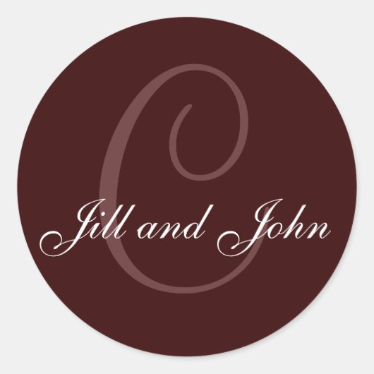 Vorname, Vorname Schokoladenaufkleber Runder Aufkleber (Vorderseite)