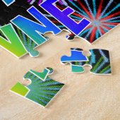 Vorname "WAYNE", Fun "HAPPY BIRTHDAY" Puzzle (Seite)
