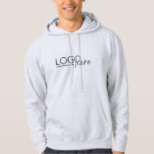 Vorne Logo Hinzufügen Hinten QR-Code Hoodie (Vorderseite)