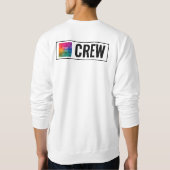 Vorne und hinten doppelseitig bedruckte Herrenbesa Sweatshirt (Rückseite)