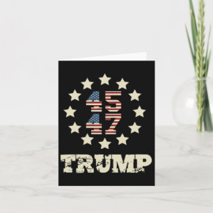 (vorne und hinten) Sie haben Trump 2024 US-Amerika Karte
