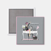 vornehm magnet (Vorderseite/Rückseite)