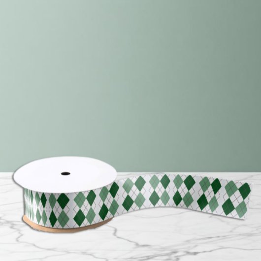 Vornehme Argyle-Geburtstagsfeier Satinband