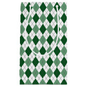 Vornehme Argyle Kleine Geschenktüte (Vorderseite)