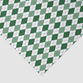 Vornehme Argyle-Muster Seidenpapier (Ausschnitt)