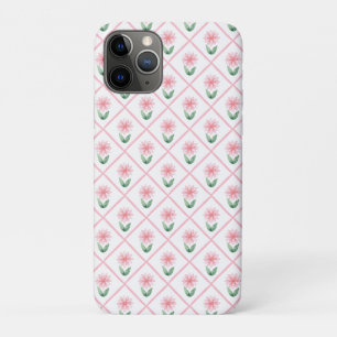 Vornehme florale Gitterstruktur Grandmillenial Case-Mate iPhone Hülle