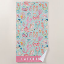 Vornehme Florale Ozean-Meereswelt