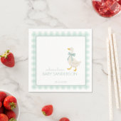 Vornehme Gans Baby Shower Servietten (Beispiel)