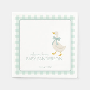 Vornehme Gans Baby Shower Servietten