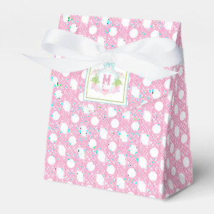 Vornehme Palm Beach-Monogramm-Krone Geschenkschachtel