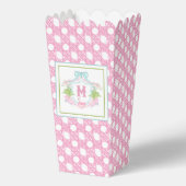 Vornehme Palm Beach-Monogramm-Krone Geschenkschachtel (Vorderseite)