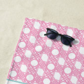 Vornehme Palm Beach-Monogramm-Krone Strandtuch (Beispiel)