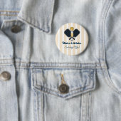 Vornehme Pickleball-Dinks-&-Drinks-Serve-Alter Button (Beispiel)