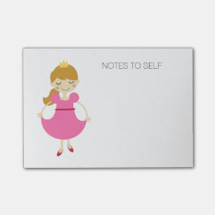 Vornehme Prinzessin Post-it Klebezettel
