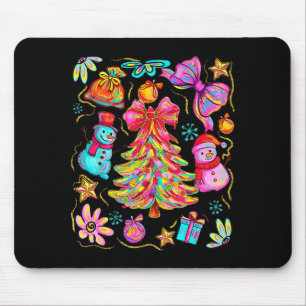 Vornehme Weihnachten Coquette Schleife Spitze Fröh Mousepad