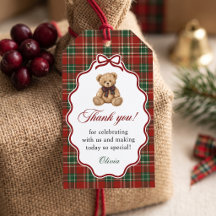Vornehmer Teddybär Weihnachten Baby Shower