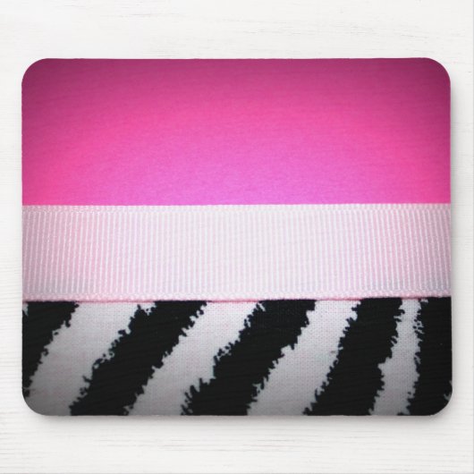 Vornehmer Zebra Mousepad (Vorne)