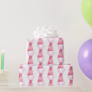 Vornehmes kleines rosa Schleifen-Baby-Shower-Mädch Geschenkpapier