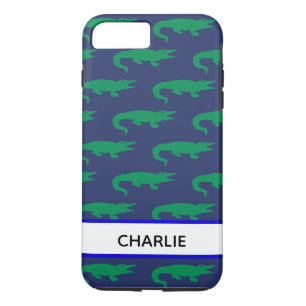 Vornehmes monogrammiertes Kaimanalligator Case-Mate iPhone Hülle