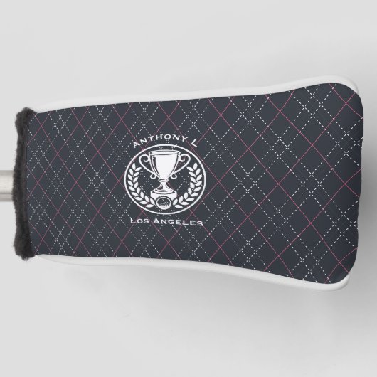 Vornehmes personalisiertes Golfschläger Golf Headcover (Vorderseite)
