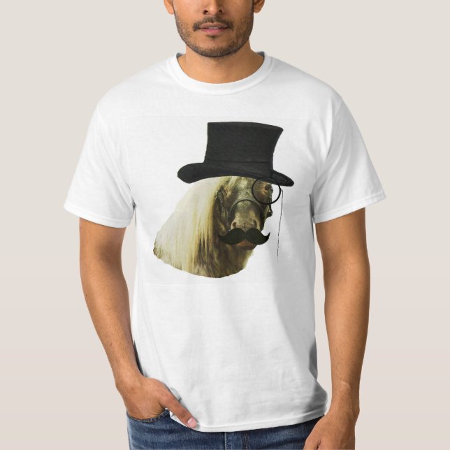 Vornehmes Pferd T-Shirt (Vorderseite)