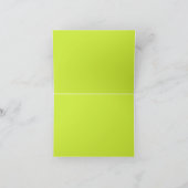 Vornehmes Pink und grüne Palmwedel-Monogramm (Innenseite)