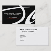 Vornehmes Popp - Website-Designer Visitenkarte (Vorne/Hinten)