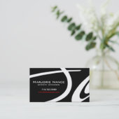 Vornehmes Popp - Website-Designer Visitenkarte (Stehend Vorderseite)