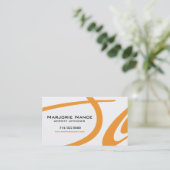 Vornehmes Popp - Website-Designer Visitenkarte (Stehend Vorderseite)