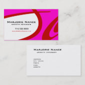 Vornehmes Popp - Website-Designer Visitenkarte (Vorne/Hinten)