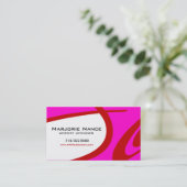 Vornehmes Popp - Website-Designer Visitenkarte (Stehend Vorderseite)