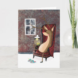 Vornehmes Ren Feiertagskarte