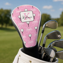 Vornehmes Rosa Weißes Schleifenmuster Monogramm