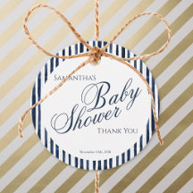 Vornehmes Schriftzug- Navy-Blau-Baby-Baby- Shower-
