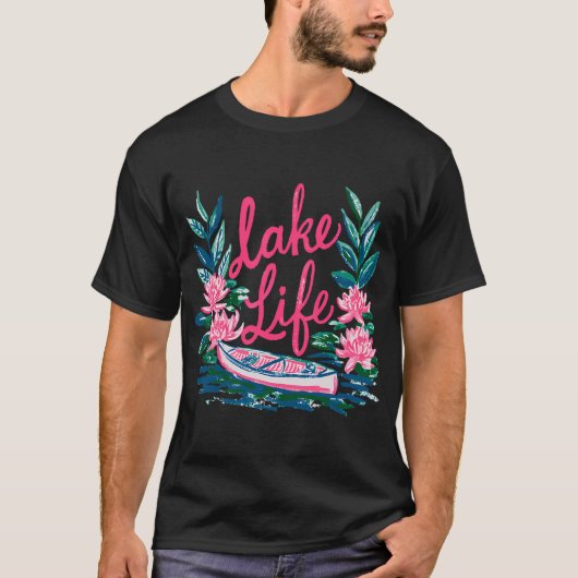 Vornehmes See-Lebens-Design T-Shirt (Vorderseite)