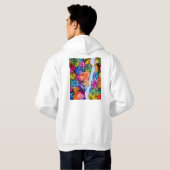 Voronezh Russia City Map Hoodie (Schwarz voll)
