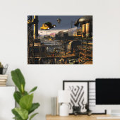 Vororte 2100 - künftige Stadtausgabe Poster (Heimbüro)