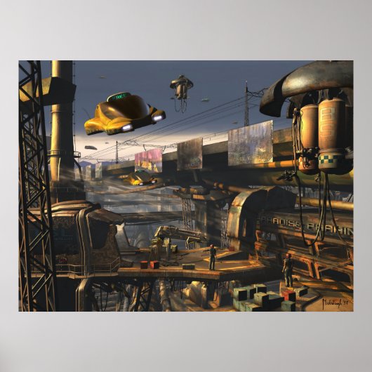 Vororte 2100 - künftige Stadtausgabe Poster (Vorne)