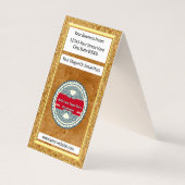 Vorplatinenanzeige | Personalisierte Visitenkarte Visitenkarten (Rückseite)