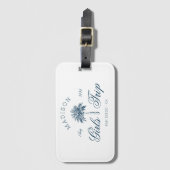 Vorpommersche Mädchen Reise Junggesellinnenabschie Gepäckanhänger (Vorderseite Vertikal)