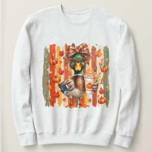 Vorpompöse Herbstliche Stockente Coquette Herbst-K Sweatshirt