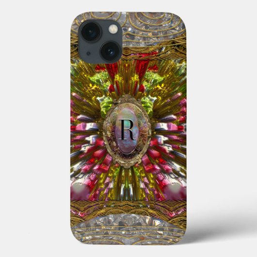 Vorpuff Monogram Case-Mate iPhone Hülle (Rückseite)