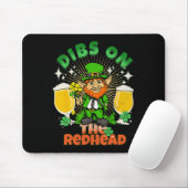 Vorrang auf die Rothaarige Lustiger irischer St. P Mousepad (Mit Mouse)