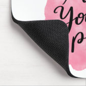Vorrang für sich selbst mousepad (Ecke)
