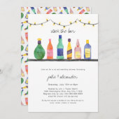 Vorratshaltung der Einladung zum Polterabend Bar 2 (Vorne/Hinten)