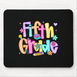 Vorreiter Fünfte Klasse Zurück zur Schule Lehrer 5 Mousepad