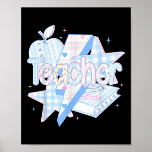 Vorreiter-Lehrerin Floral Coquette, Lehre Liebe In Poster